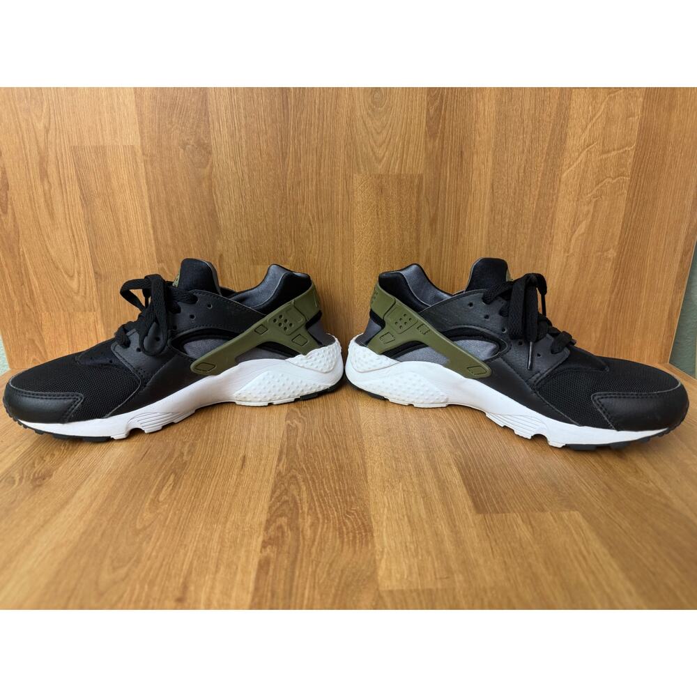 Nike Air Huarache Black Olive Sneakers Youth 6Y Women’s 7.5 - Picture 5 of 7